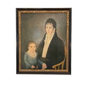 Chelsea House Framed Portrait Print 'Benjamin Franklin Yoe and Son'