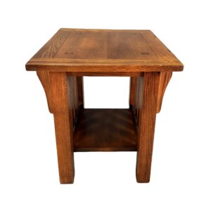 Oak Mission Style Side Table