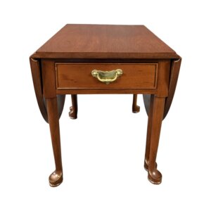 Norris Reproduction Diminutive Solid Mahogany Gate Leg Table
