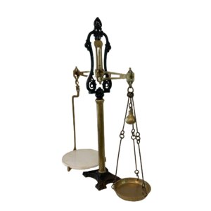 Antique Cast Iron and Brass Scale by Hunt and Co. of London