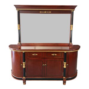 Astoria Grand Gigasso 83'' Sideboard Buffet with Mirror