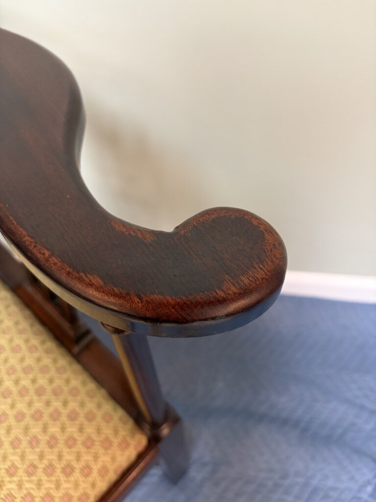 Solid Mahogany Chippendale Style Corner Chair Solid Mahogany Chippendale Style Corner Chair