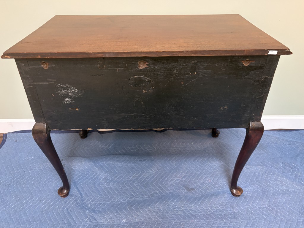 Mid 18th Century Mahogany Queen Anne Lowboy with Boston Provenance Mid 18th Century Mahogany Queen Anne Lowboy with Boston Provenance