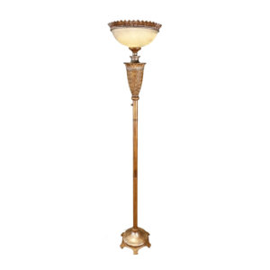 Bronzed Dome Light Floor Lamp
