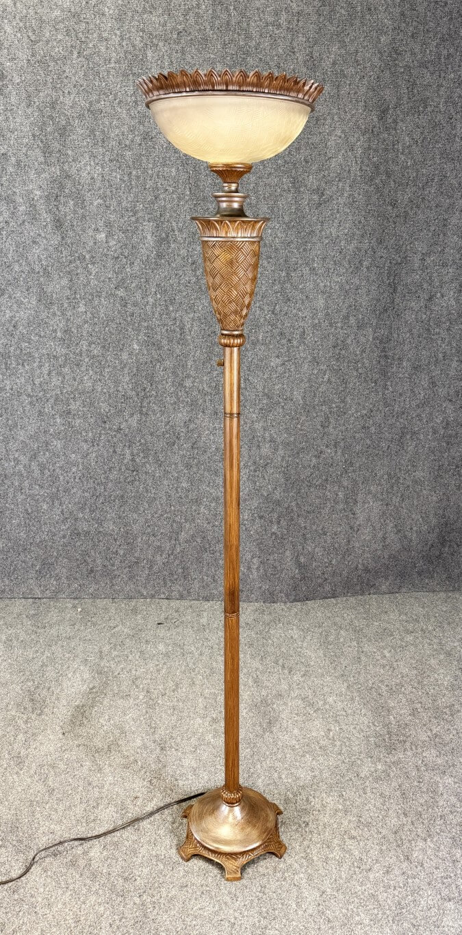 Bronzed Dome Light Floor Lamp Bronzed Dome Light Floor Lamp