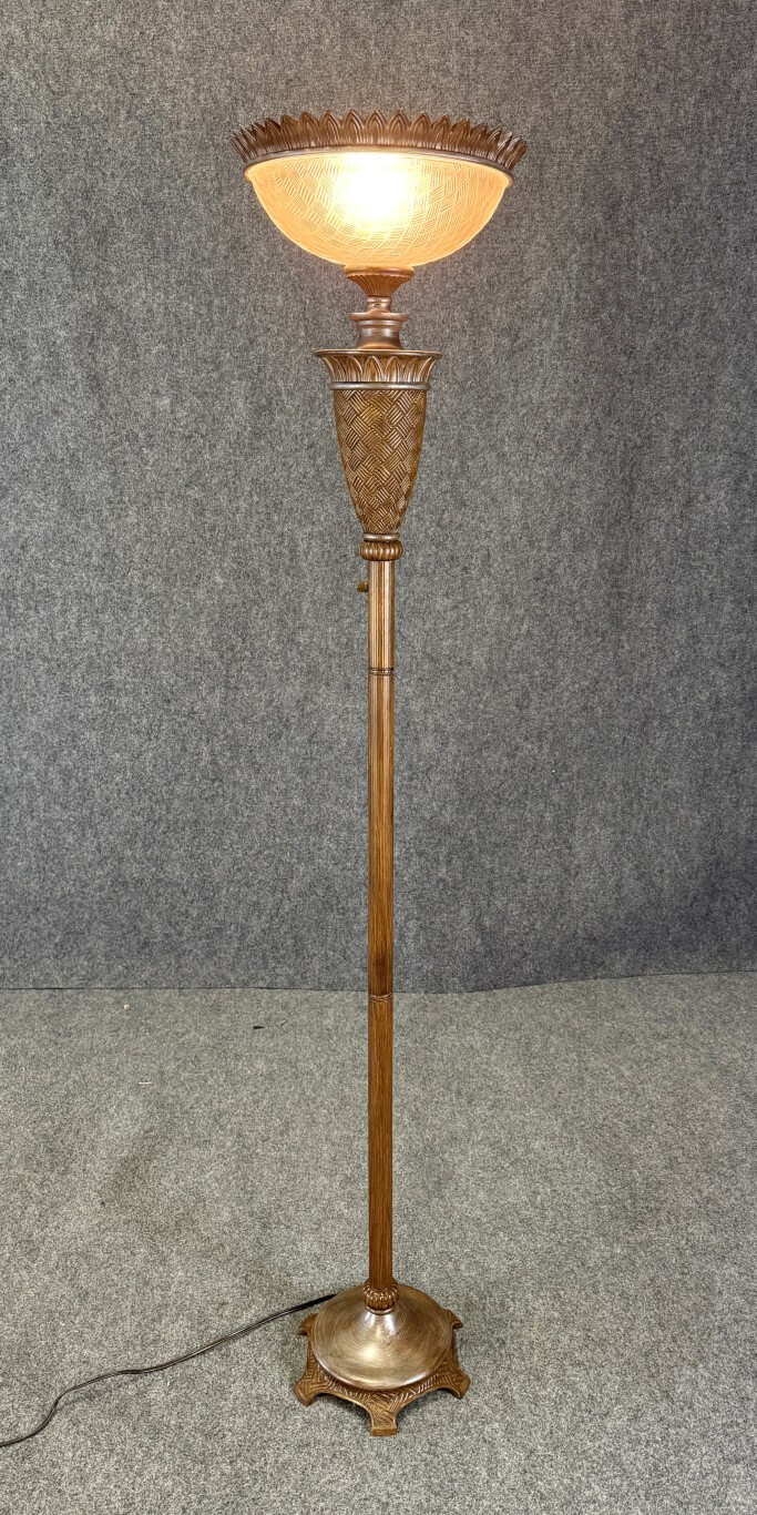 Bronzed Dome Light Floor Lamp Bronzed Dome Light Floor Lamp