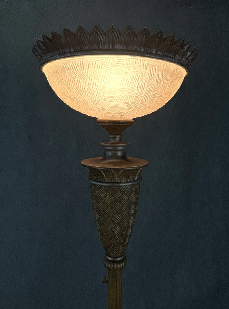 Bronzed Dome Light Floor Lamp Bronzed Dome Light Floor Lamp
