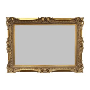 Ornate Gold-Decorated Beveled Mirror by Timeless Reflections