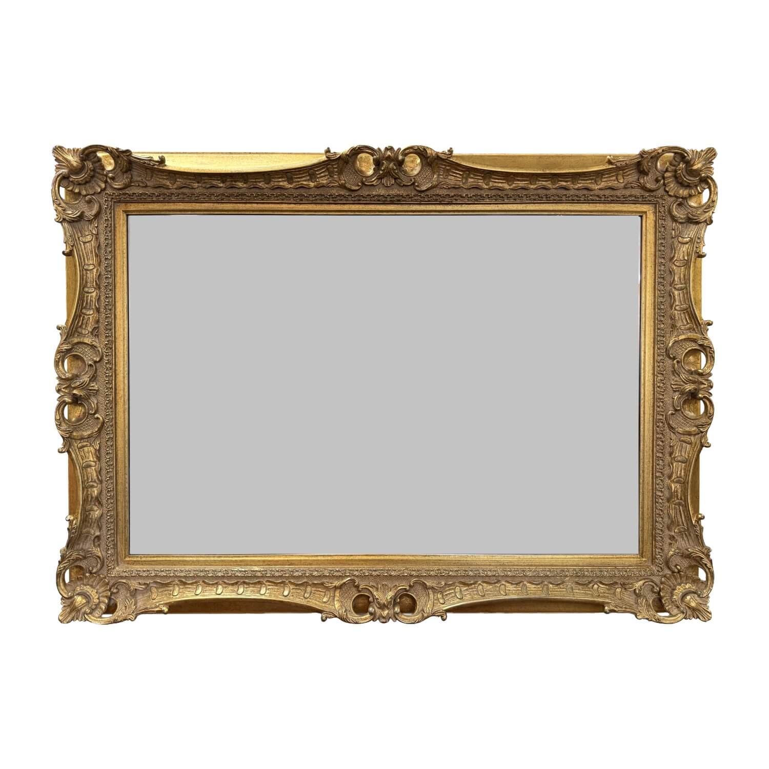 Ornate Gold-Decorated Beveled Mirror by Timeless Reflections Ornate Gold-Decorated Beveled Mirror by Timeless Reflections