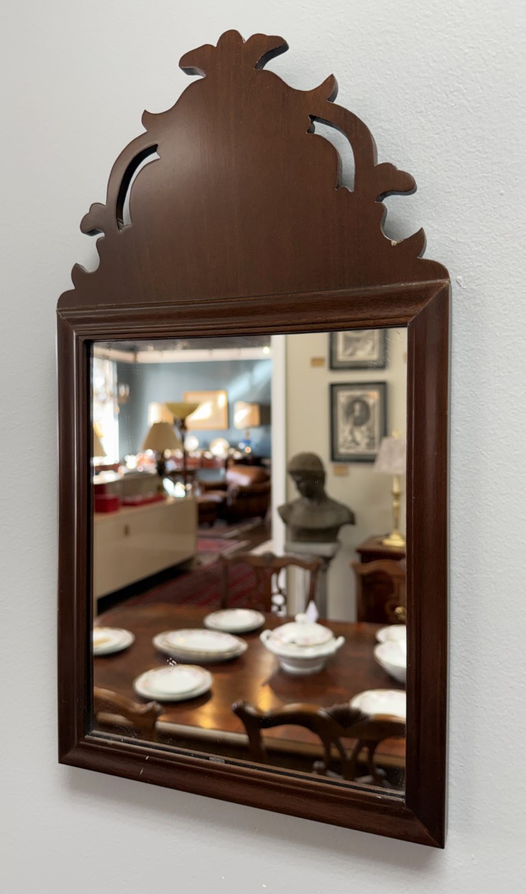 Petite Virginia Metalcrafters Old Sturbridge Village Mahogany Wall Mirror Petite Virginia Metalcrafters Old Sturbridge Village Mahogany Wall Mirror