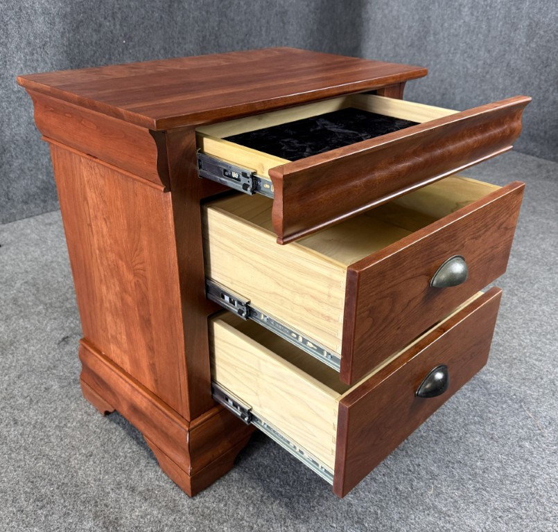 Yutzy's Woodworking Bordeaux Cherry Nightstand Yutzy's Woodworking Bordeaux Cherry Nightstand