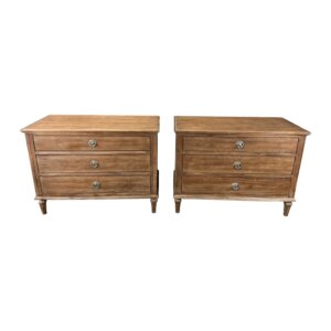 Pair of Restoration Hardware Maison Collection 38" Nightstands