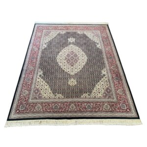8x11 Persian Tabriz-Style Tightly Hand-Knotted Area Rug