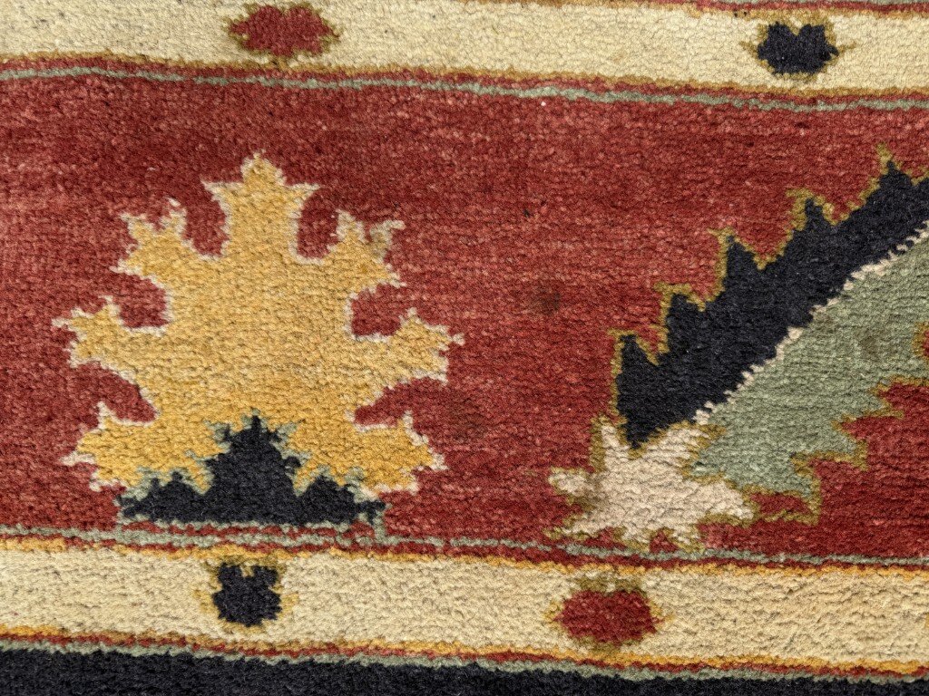 8x12 Oushak Style Hand-Knotted Area Rug 8x12 Oushak Style Hand-Knotted Area Rug