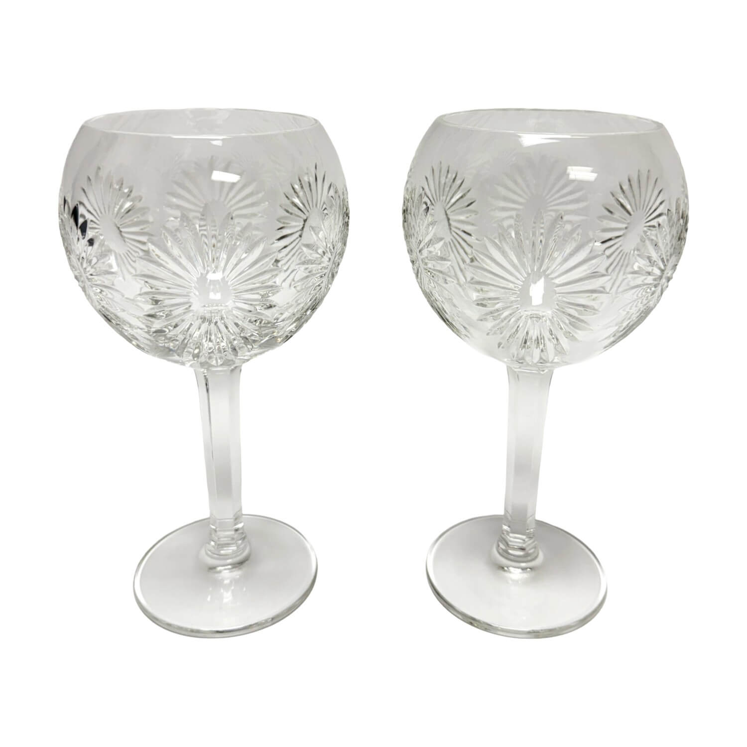 Pair of Waterford Millennium Series (Health) Toasting Glasses Pair of Waterford Millennium Series (Health) Toasting Glasses