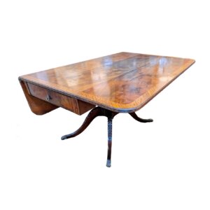 Vintage Mahogany Drop Leaf Dining Table