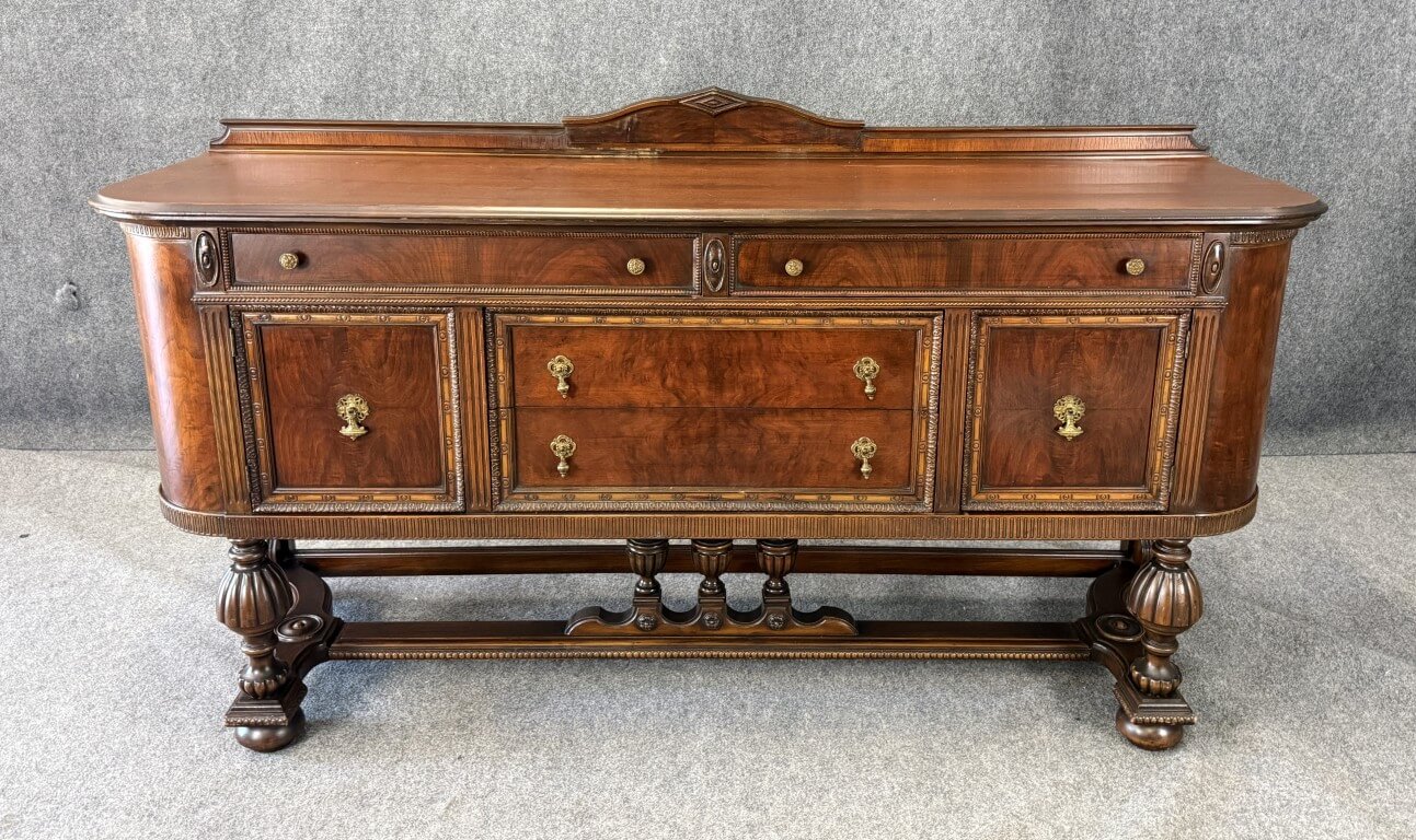 Circa 1930s Jacobean Style Sideboard Circa 1930s Jacobean Style Sideboard