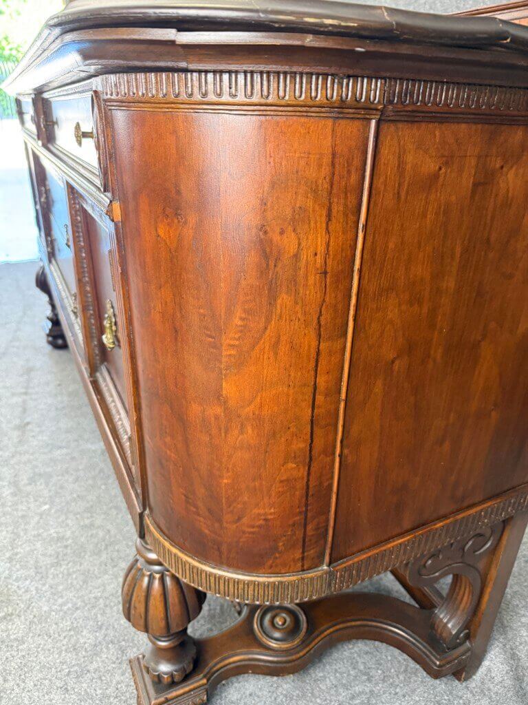 Circa 1930s Jacobean Style Sideboard Circa 1930s Jacobean Style Sideboard