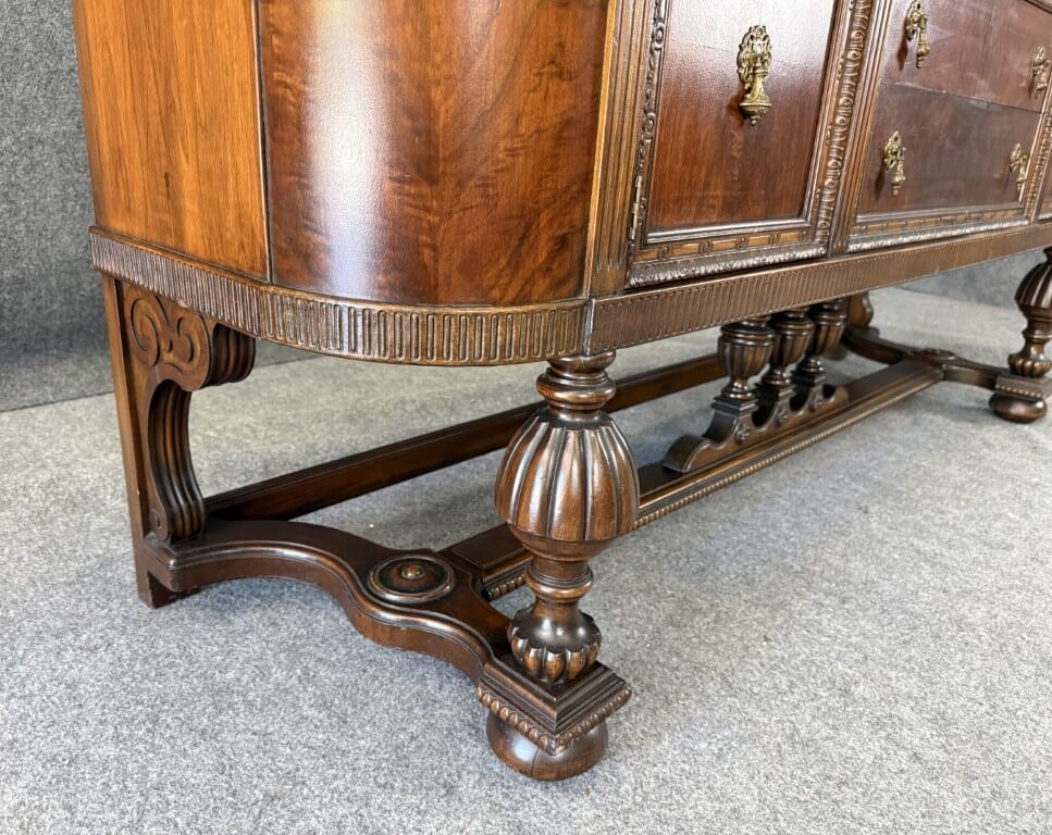 Circa 1930s Jacobean Style Sideboard Circa 1930s Jacobean Style Sideboard