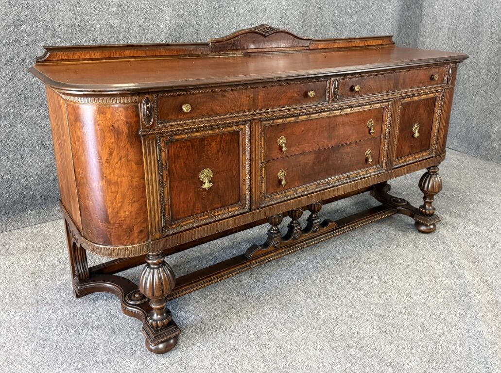 Circa 1930s Jacobean Style Sideboard Circa 1930s Jacobean Style Sideboard
