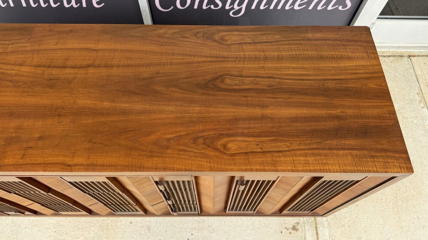 1970s Brutalist-Inspired Dresser with Two Mirrors 1970s Brutalist-Inspired Dresser with Two Mirrors