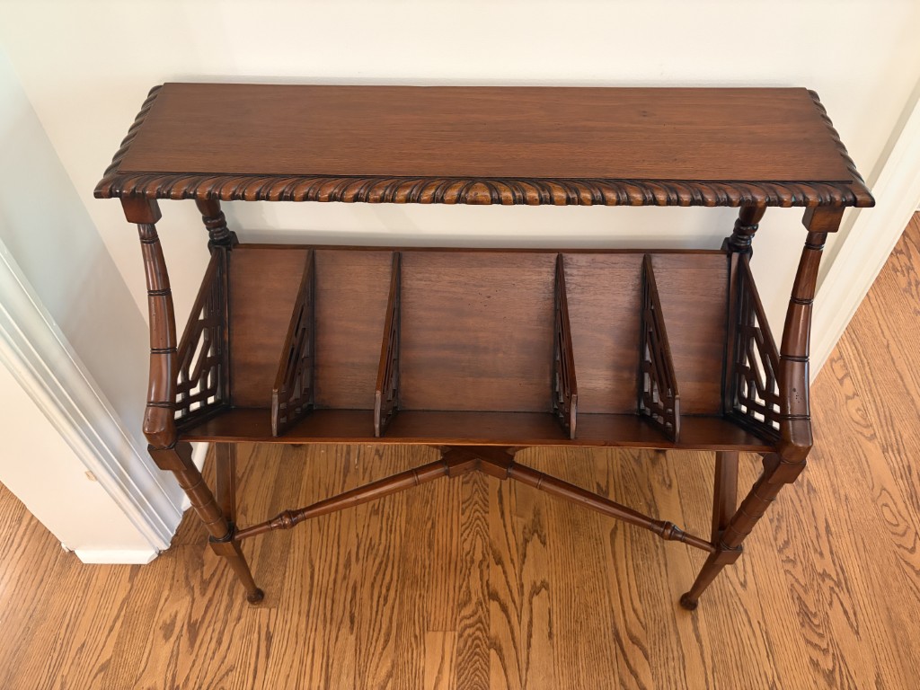 Mahogany Chippendale Style Bookstand Mahogany Chippendale Style Bookstand