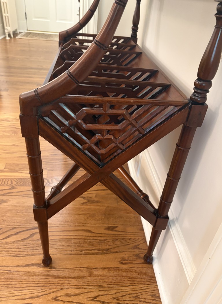 Mahogany Chippendale Style Bookstand Mahogany Chippendale Style Bookstand