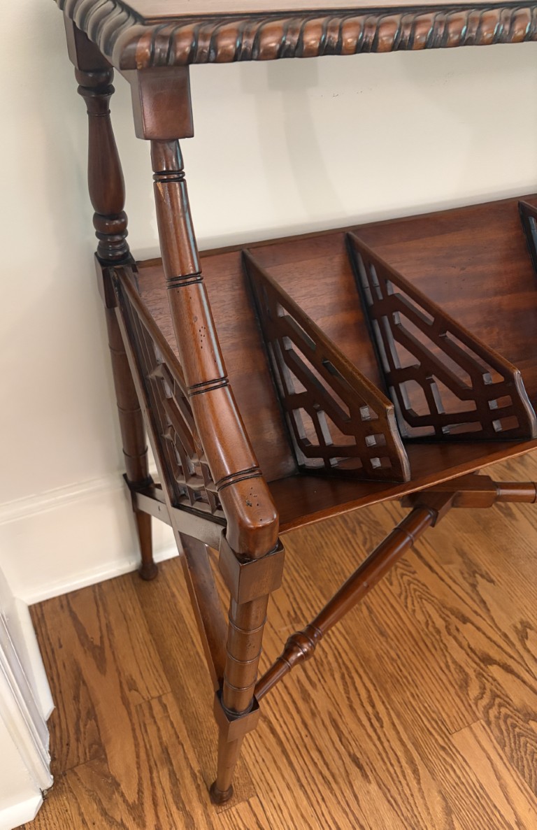 Mahogany Chippendale Style Bookstand Mahogany Chippendale Style Bookstand