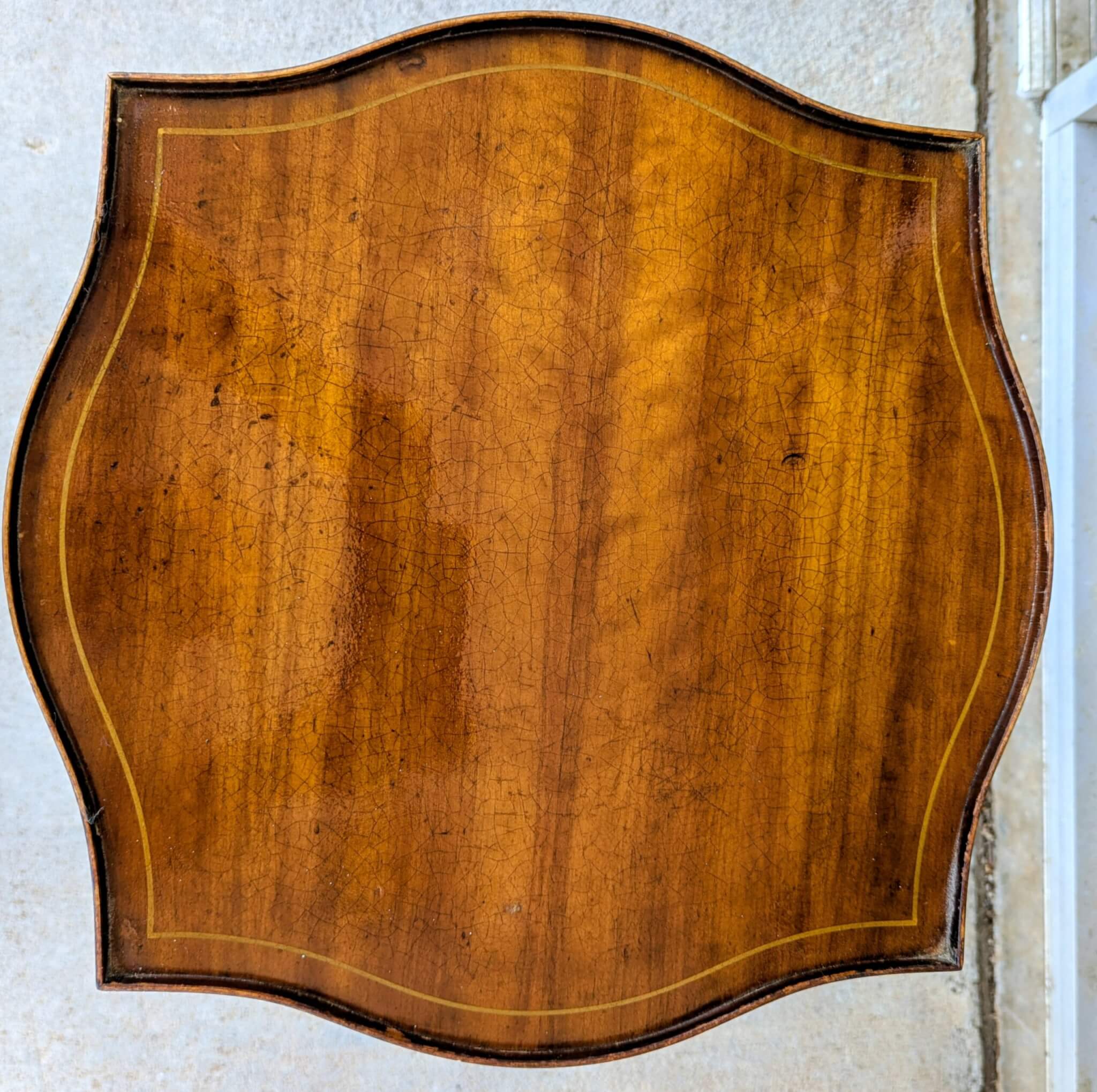 English Regency Style Satinwood End Tables English Regency Style Satinwood End Tables