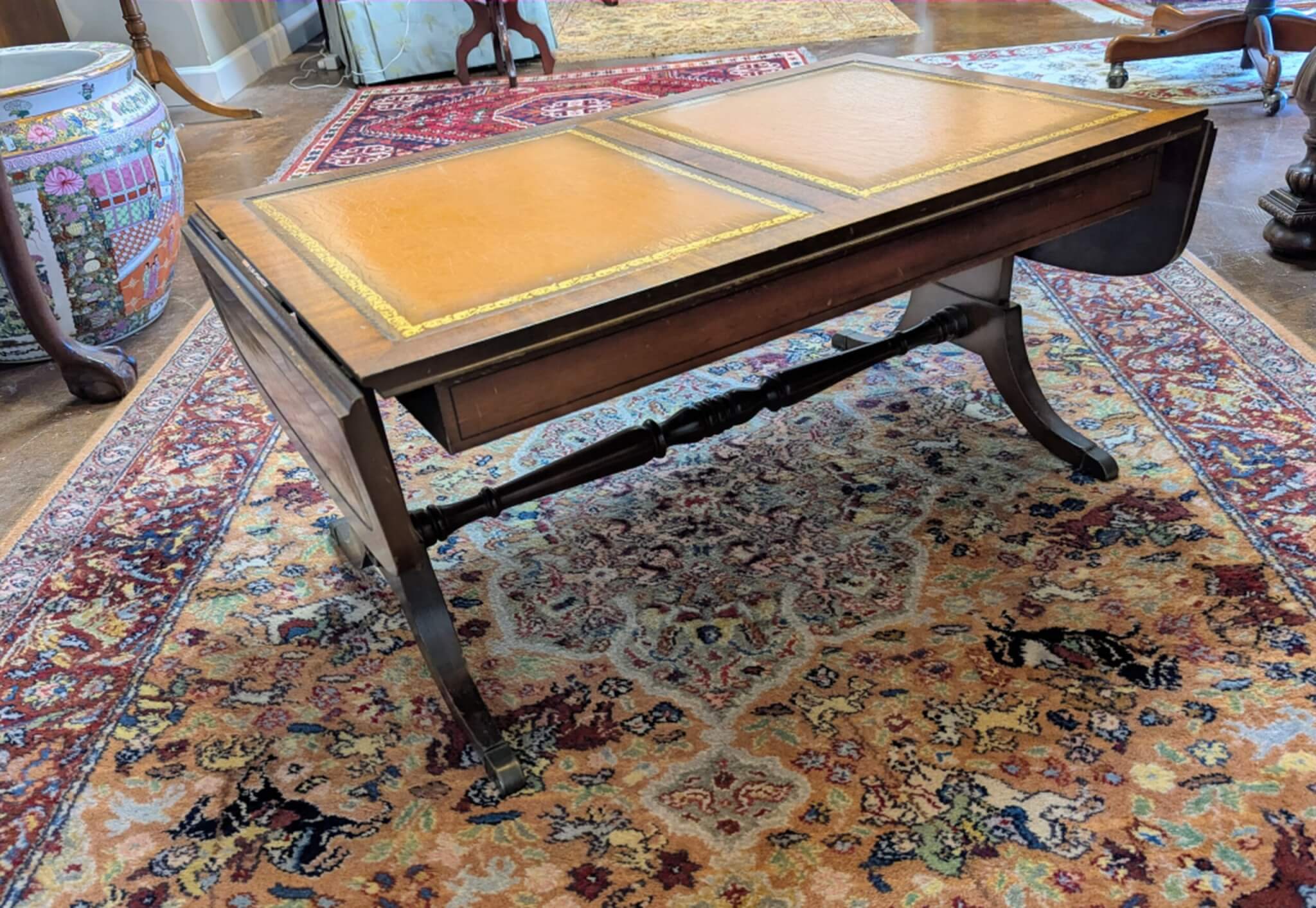 English Regency Style Pembroke Coffee Table English Regency Style Pembroke Coffee Table
