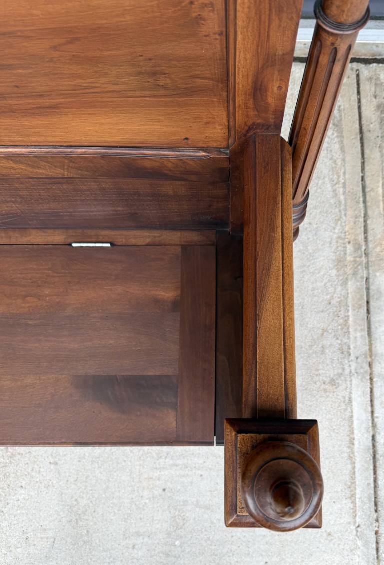 c1900 Carved European Foyer Bench with Storage c1900 Carved European Foyer Bench with Storage