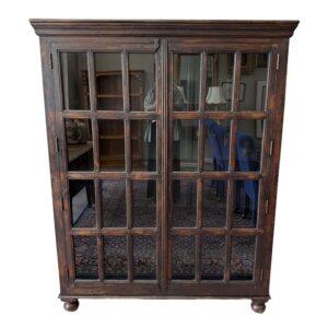 Crate and Barrel Two-Door Library Bookcase