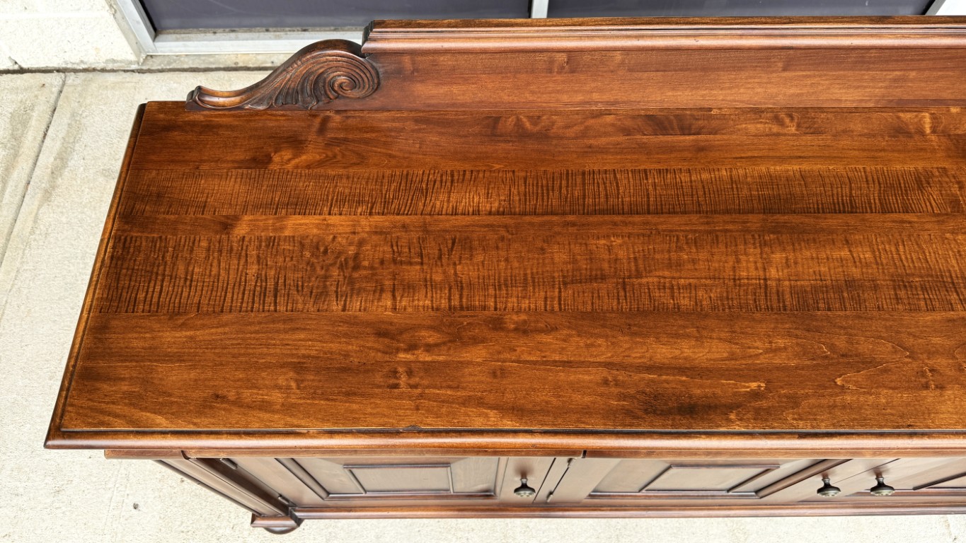Ethan Allen British Classics Collection Saxton Sideboard with Optional Wooden Gallery Ethan Allen British Classics Collection Saxton Sideboard with Optional Wooden Gallery