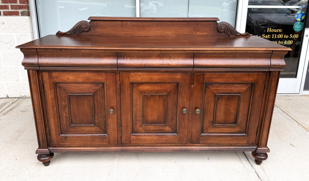 Ethan Allen British Classics Collection Saxton Sideboard with Optional Wooden Gallery Ethan Allen British Classics Collection Saxton Sideboard with Optional Wooden Gallery