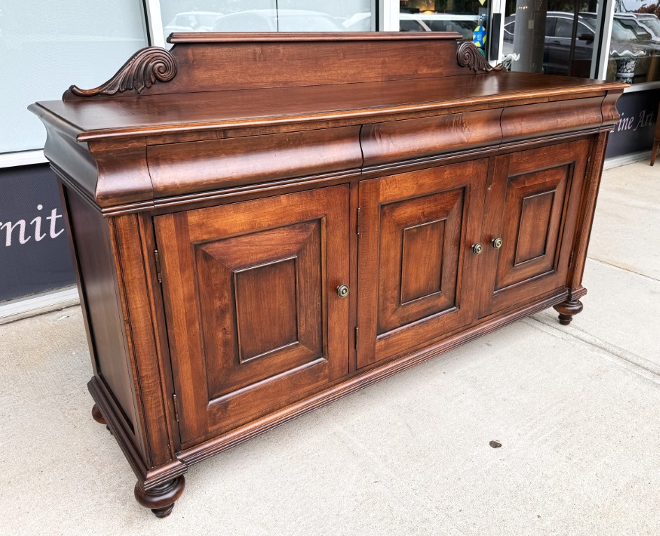 Ethan Allen British Classics Collection Saxton Sideboard with Optional Wooden Gallery Ethan Allen British Classics Collection Saxton Sideboard with Optional Wooden Gallery