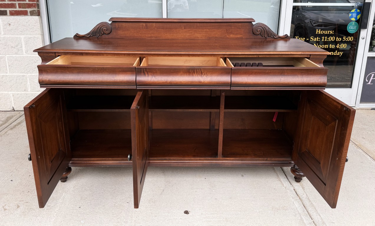 Ethan Allen British Classics Collection Saxton Sideboard with Optional Wooden Gallery Ethan Allen British Classics Collection Saxton Sideboard with Optional Wooden Gallery