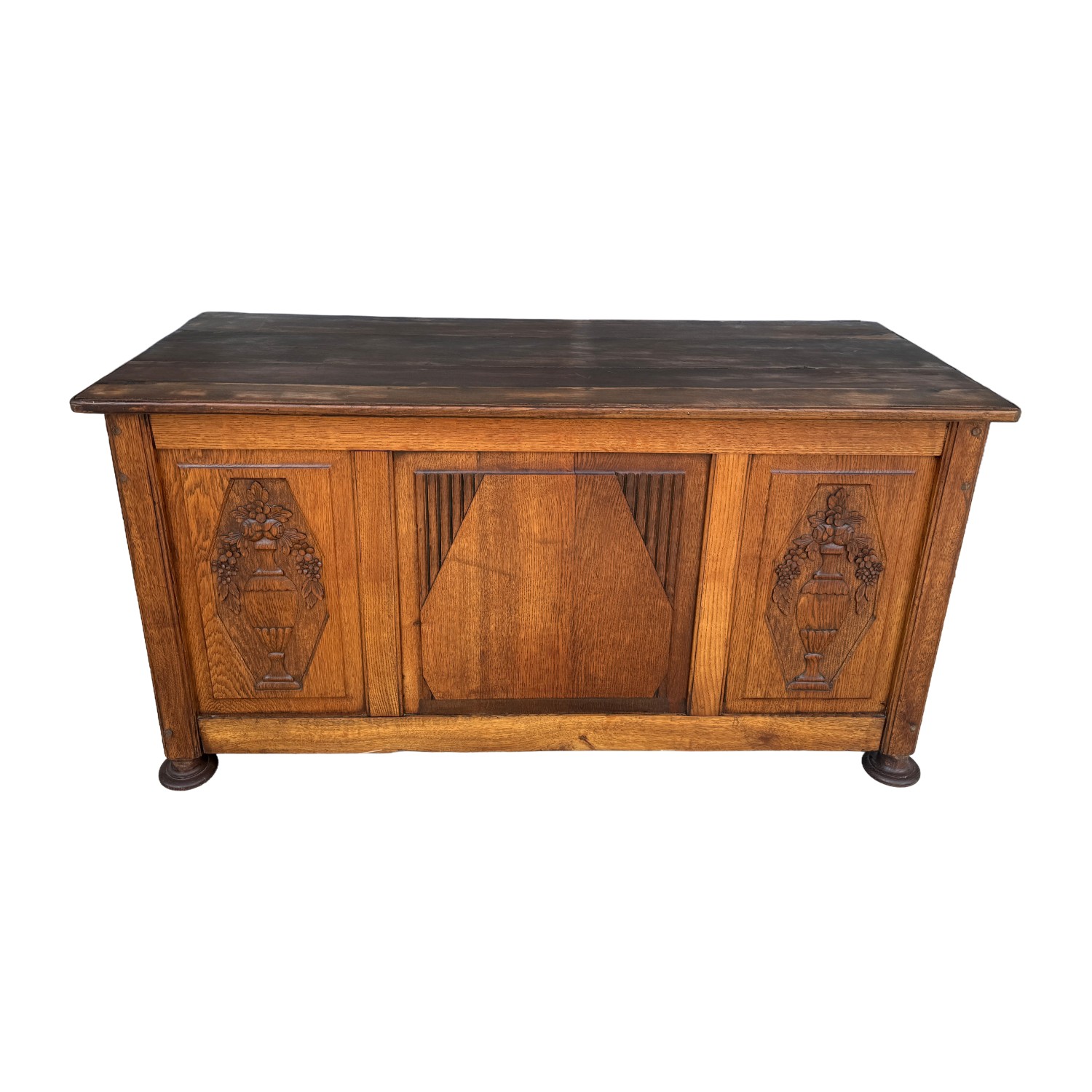 Antique Belgian Oak Blanket Chest Antique Belgian Oak Blanket Chest