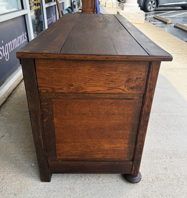 Antique Belgian Oak Blanket Chest Antique Belgian Oak Blanket Chest
