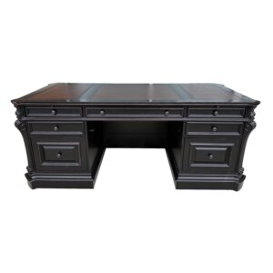 Hooker Furniture Telluride 76'' Executive Desk with Wood Panels