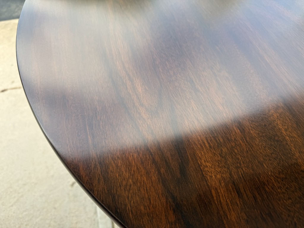 7 Piece Henkel Harris Mahogany Round Dining Set with 3 Leaves 7 Piece Henkel Harris Mahogany Round Dining Set with 3 Leaves