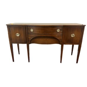 Vintage Mahogany Sideboard by Tomlinson with Two Drawers and Two Doors