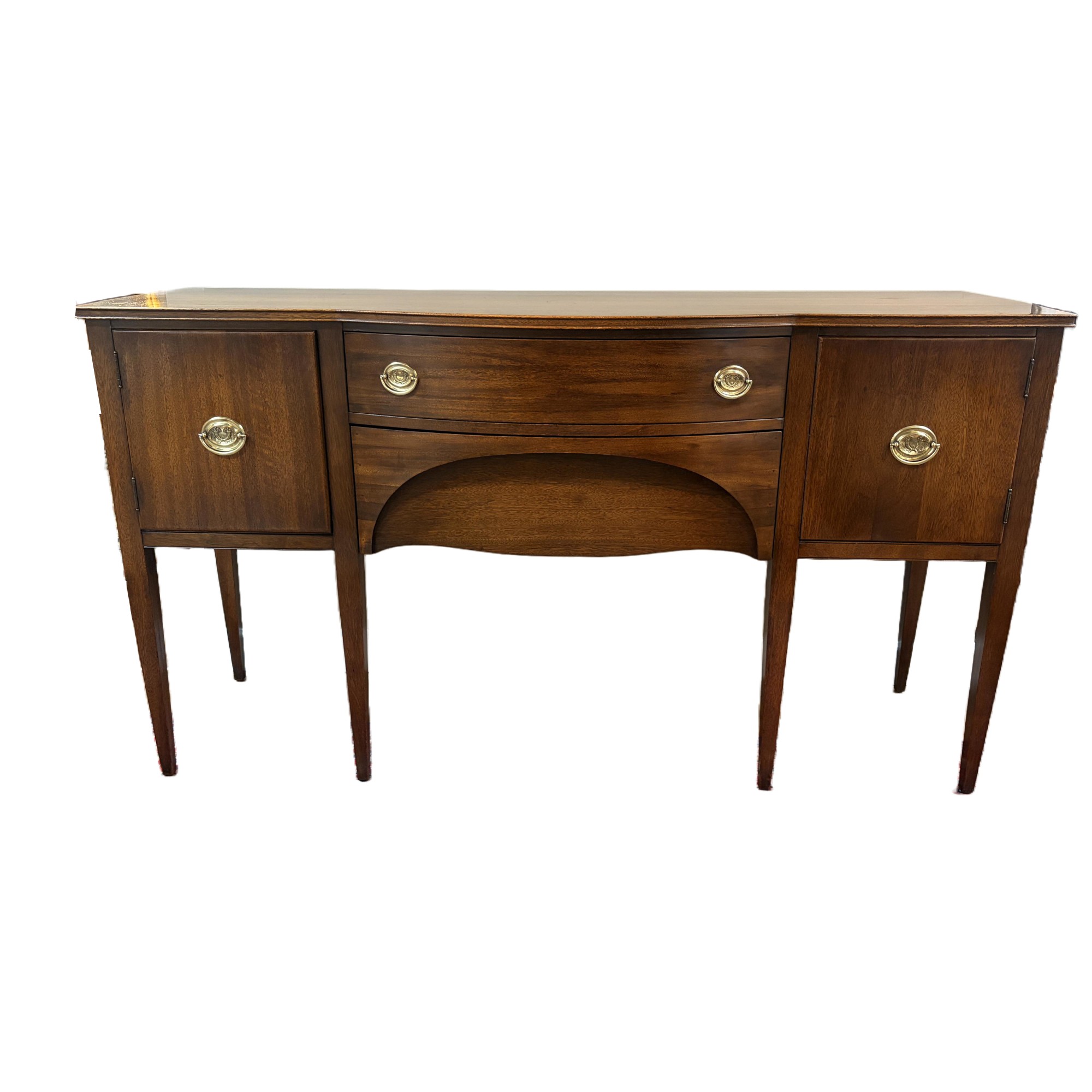 Vintage Mahogany Sideboard by Tomlinson with Two Drawers and Two Doors Vintage Mahogany Sideboard by Tomlinson with Two Drawers and Two Doors