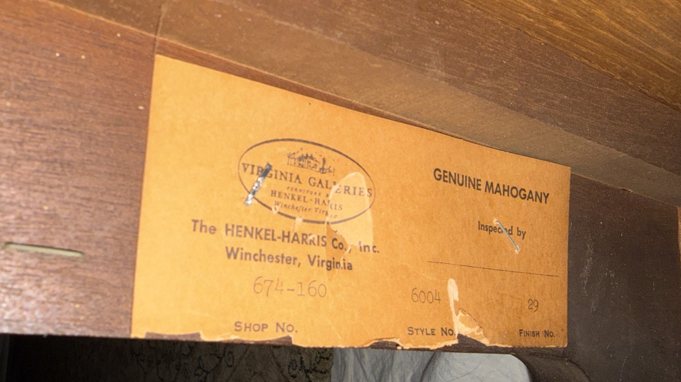 Henkel Harris 'Lady Astor' Mahogany Slant Front Desk Henkel Harris 'Lady Astor' Mahogany Slant Front Desk