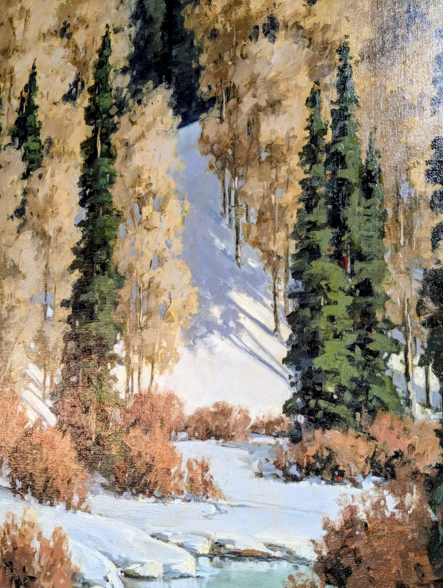 Original Oil On Canvas By Listed Artist Allen K. Lund Original Oil On Canvas By Listed Artist Allen K. Lund