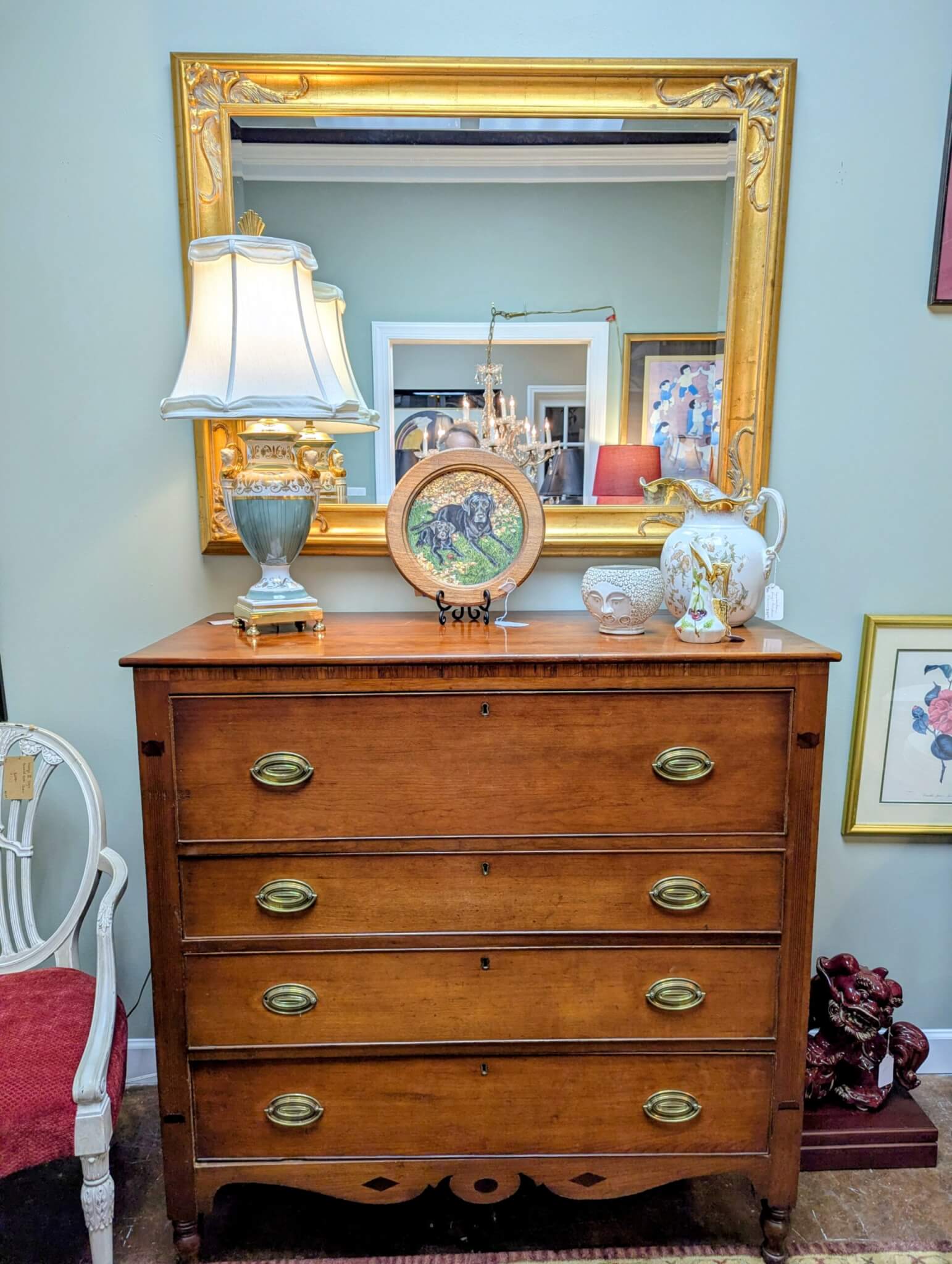 19th Century Federal Style Chest Of Drawers 19th Century Federal Style Chest Of Drawers