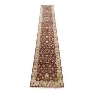 3x19 Ziegler Mahal-Style Hand-Knotted Runner
