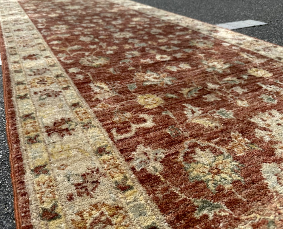 3x19 Ziegler Mahal-Style Hand-Knotted Runner 3x19 Ziegler Mahal-Style Hand-Knotted Runner