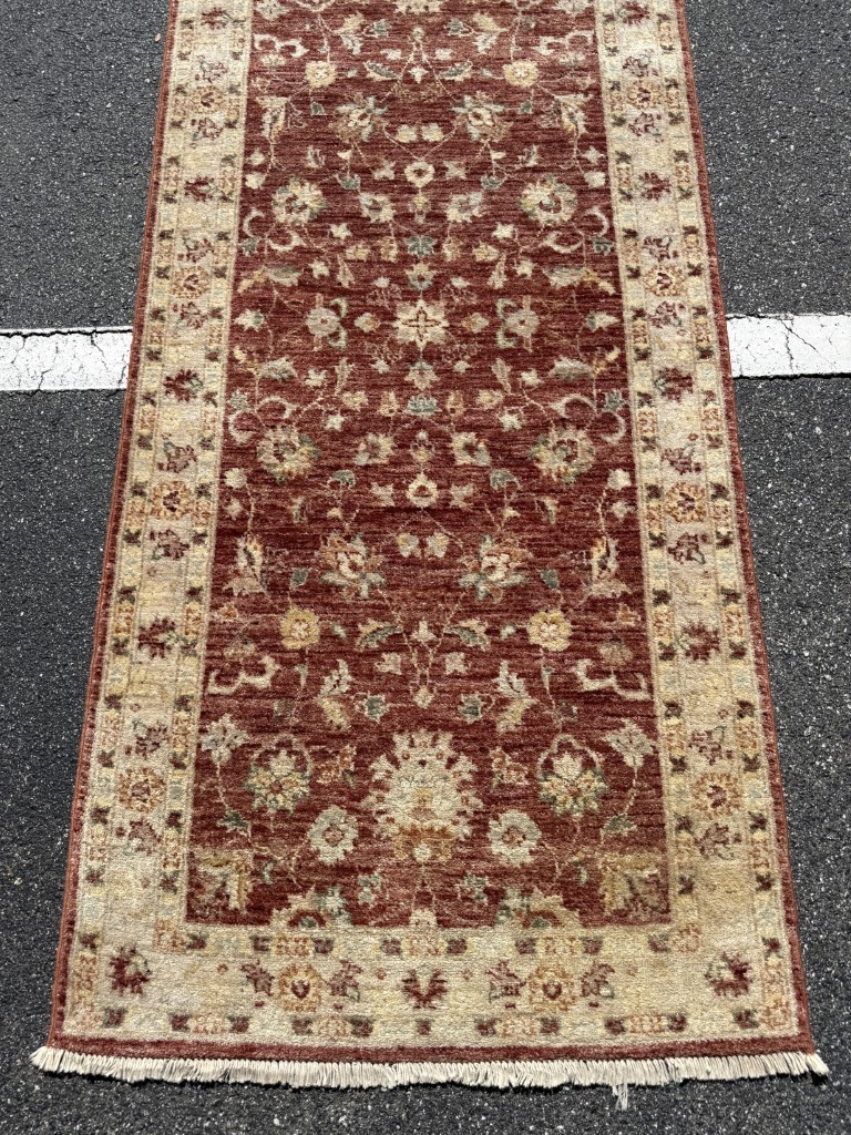 3x19 Ziegler Mahal-Style Hand-Knotted Runner 3x19 Ziegler Mahal-Style Hand-Knotted Runner
