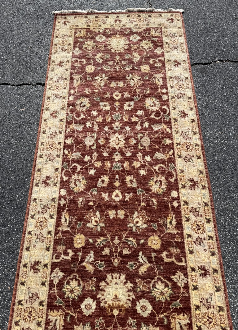 3x19 Ziegler Mahal-Style Hand-Knotted Runner 3x19 Ziegler Mahal-Style Hand-Knotted Runner