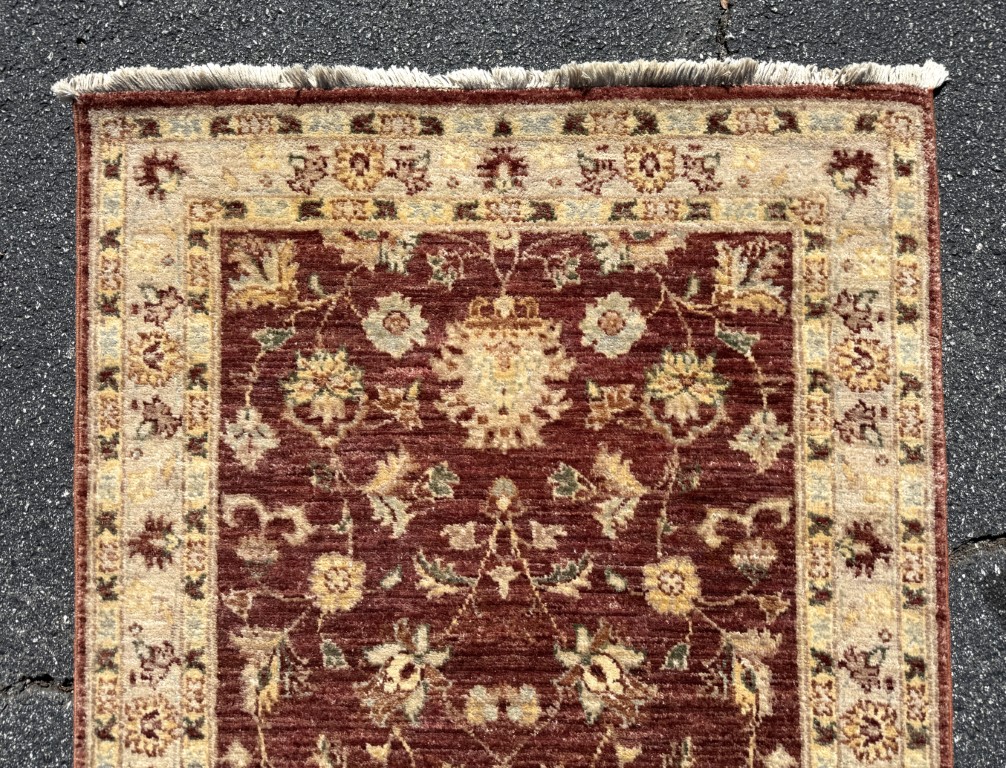 3x19 Ziegler Mahal-Style Hand-Knotted Runner 3x19 Ziegler Mahal-Style Hand-Knotted Runner